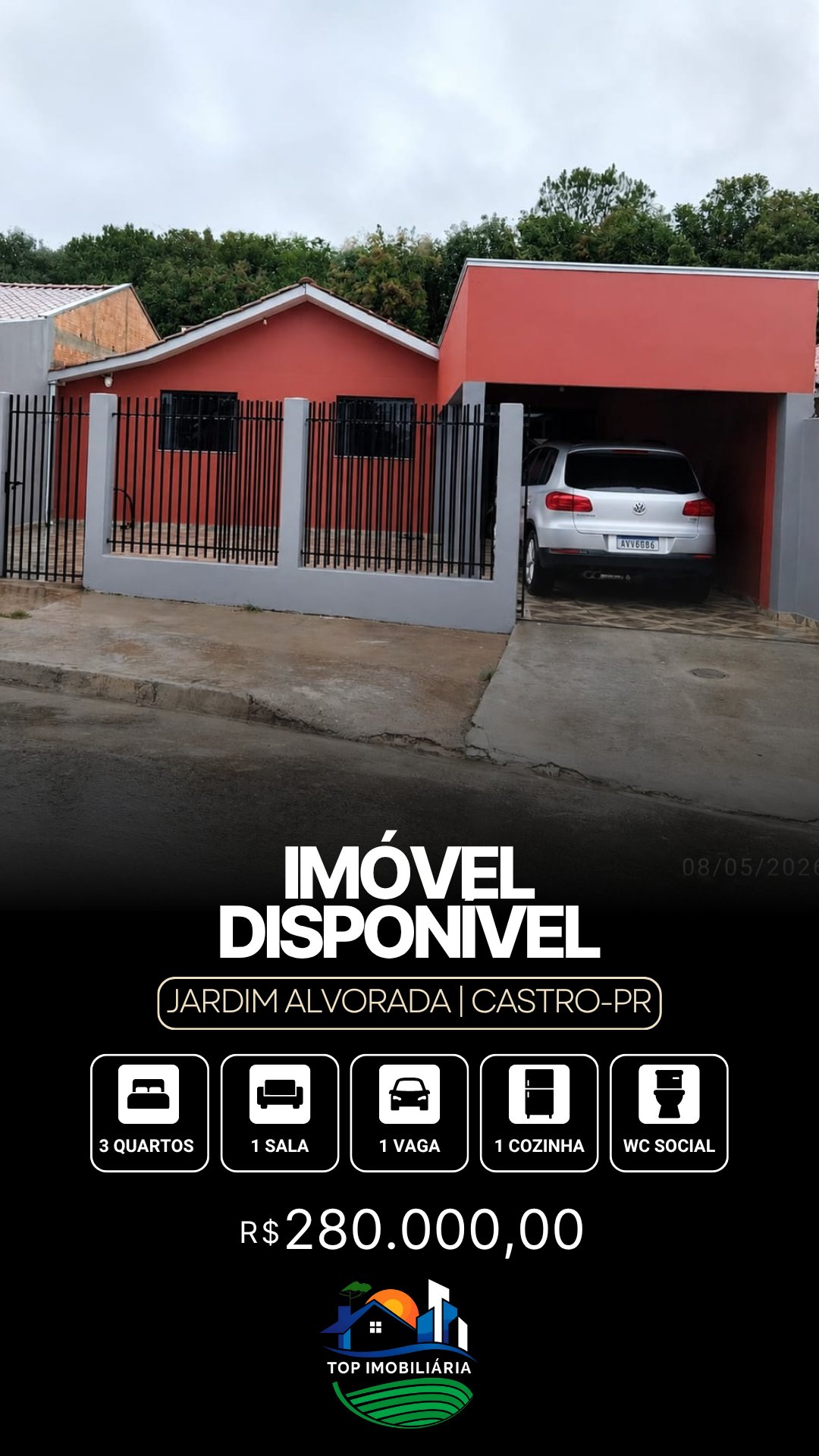 Casa em Jardim Alvorada, Castro - Ref. 015