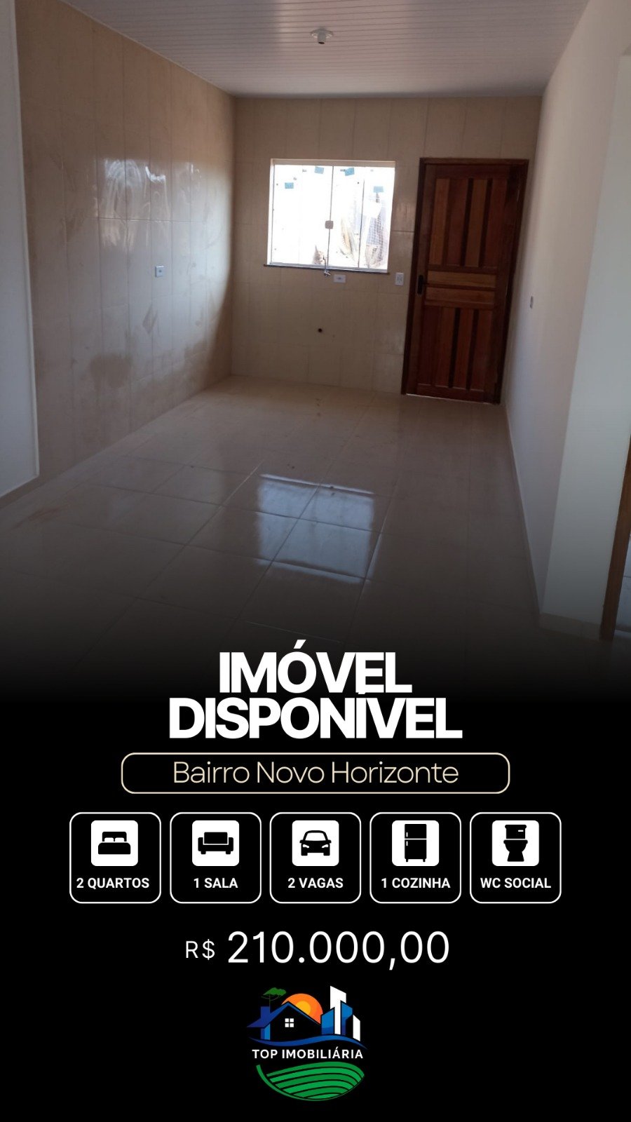 Casa em Jardim Novo Horizonte, Castro - Ref. 020