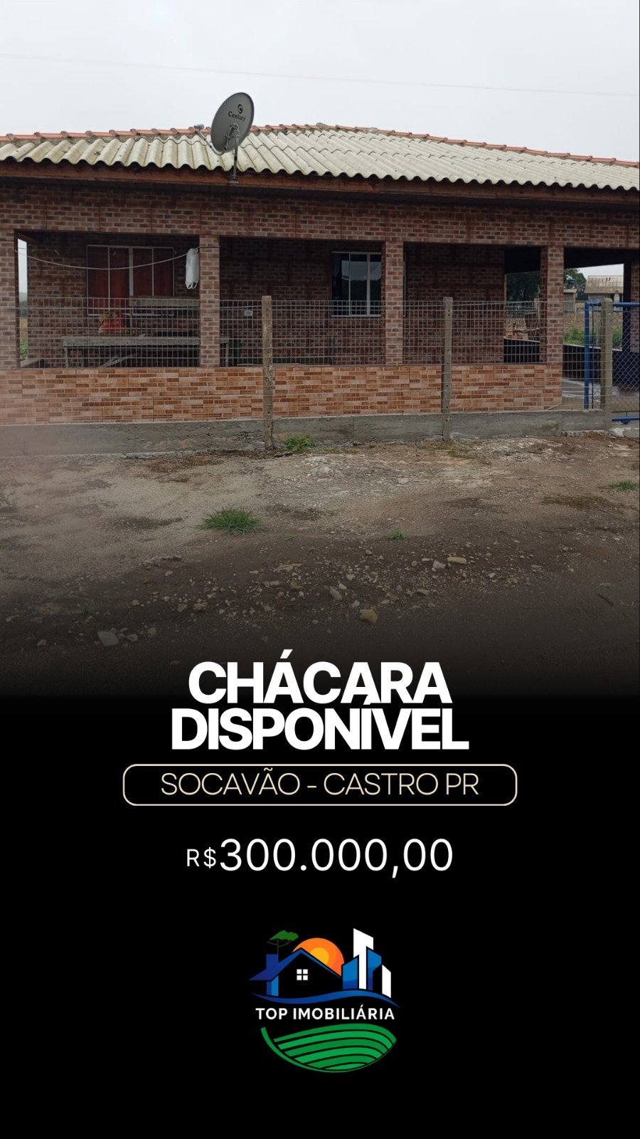 Área Rural em Socavão, Castro - Ref. 024
