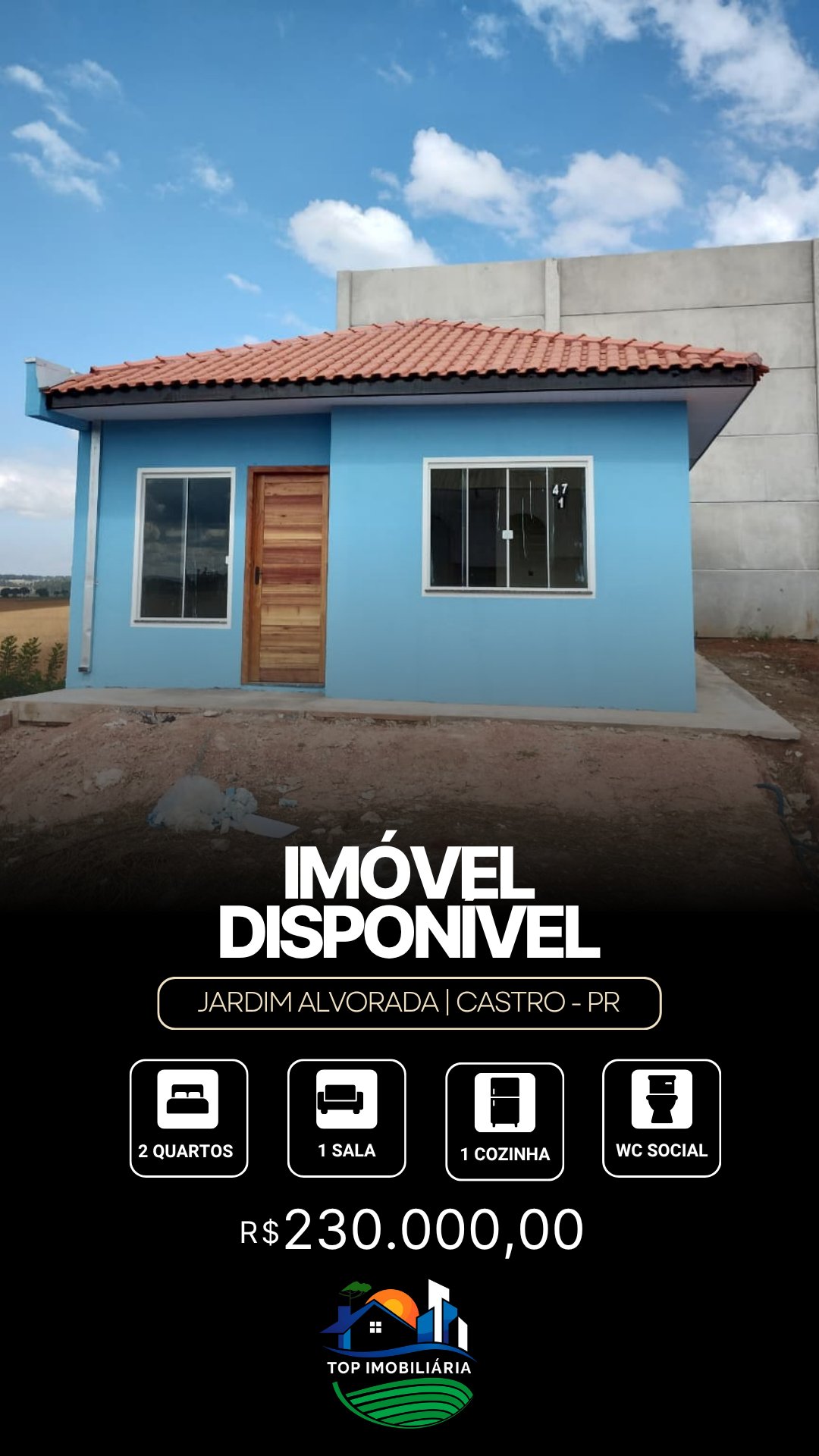 Casa em Jardim Alvorada, Castro - Ref. 028